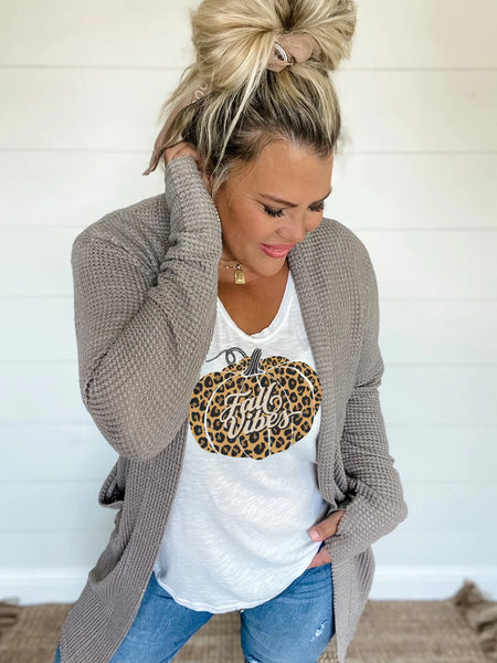 Lola Waffle Knit Cardigan